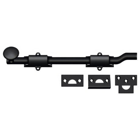 Deltana FPG1019 FPG10 10" HD Offset Surface Bolt Paint Black