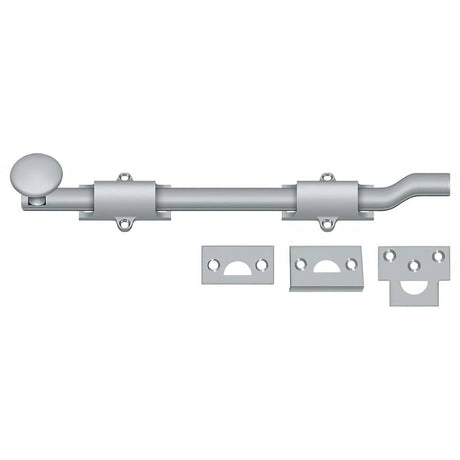 Deltana FPG1026D FPG10 10" HD Offset Surface Bolt Satin Chrome