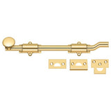 Deltana FPG10CR003 FPG10 10" HD Offset Surface Bolt Lifetime Polished Brass