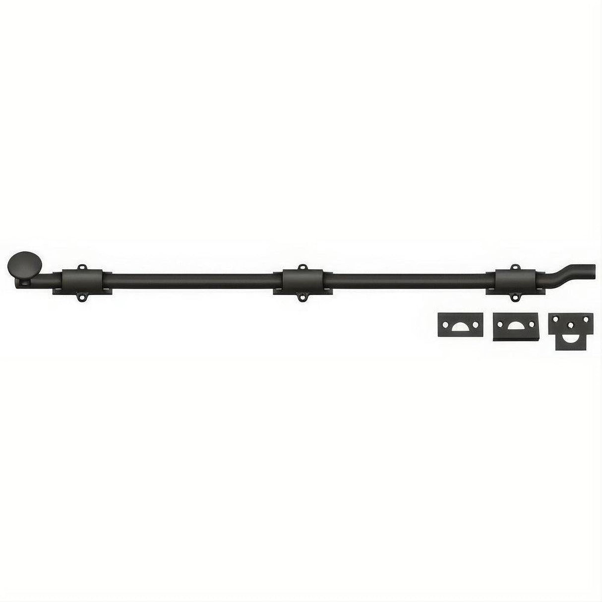 Deltana FPG2610B FPG26 26" HD Offset Surface Bolt Oil Rubbed Bronze