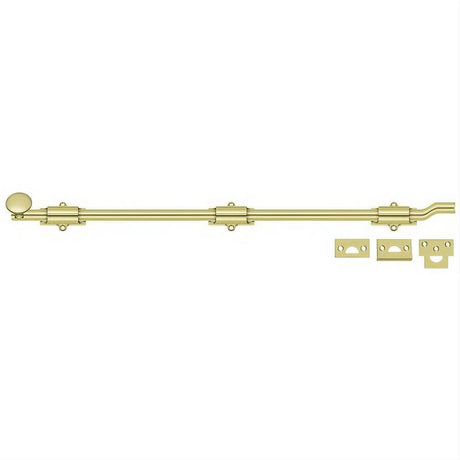 Deltana FPG263 FPG26 26" HD Offset Surface Bolt Polished Brass