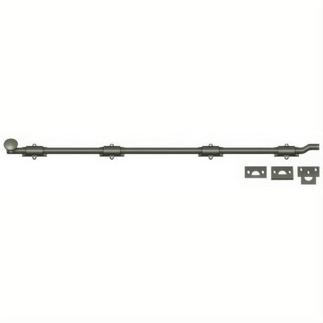 Deltana FPG4215A FPG42 42" HD Offset Surface Bolt Antique Nickel
