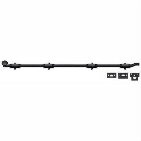 Deltana FPG4219 FPG42 42" HD Offset Surface Bolt Paint Black
