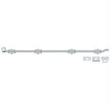 Deltana FPG4226 FPG42 42" HD Offset Surface Bolt Polished Chrome