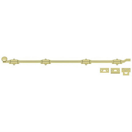 Deltana FPG423 FPG42 42" HD Offset Surface Bolt Polished Brass