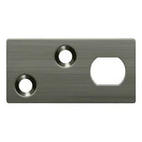 Deltana GP12EFB15A GP12EFB Guide Plate for EFB Extension Flush Bolt Antique Nickel