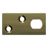 Deltana GP12EFB5 GP12EFB Guide Plate for EFB Extension Flush Bolt Antique Brass