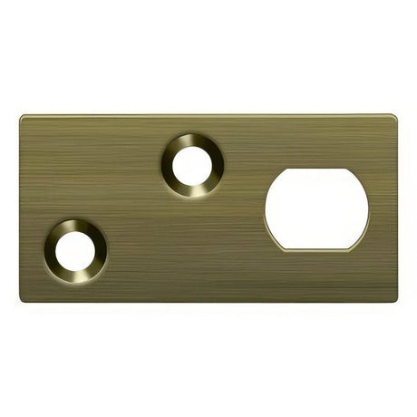 Deltana GP12EFB5 GP12EFB Guide Plate for EFB Extension Flush Bolt Antique Brass