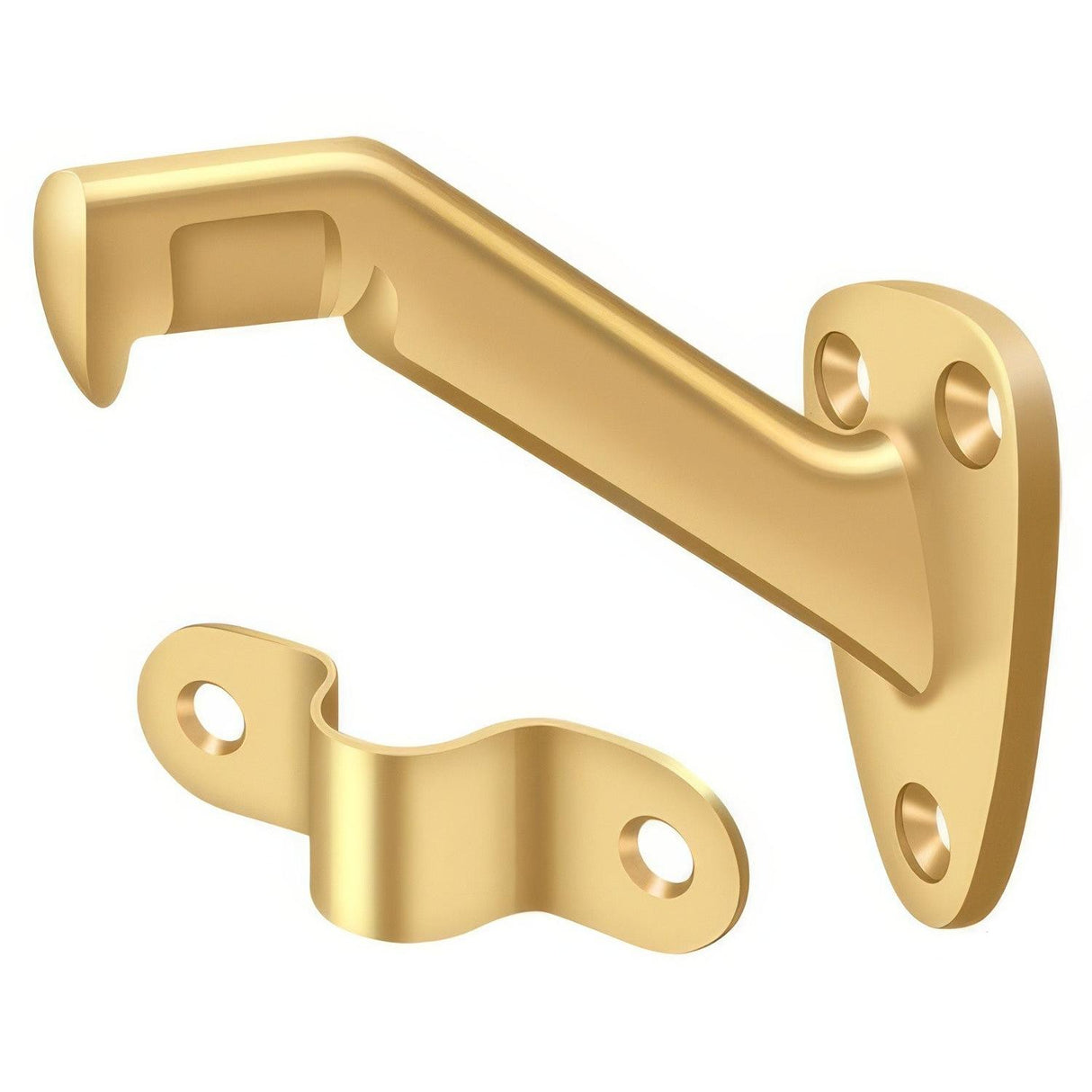 Deltana HRB325CR003 HRB325 Handrail Bracket Lifetime Polished Brass