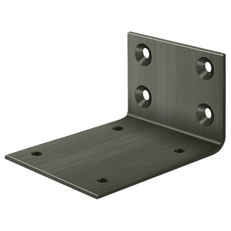 Deltana JB-DASH95U15A JB-DASH95 Jamb Bracket for Spring Hinge Antique Nickel
