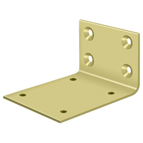 Deltana JB-DASH95U3 JB-DASH95 Jamb Bracket for Spring Hinge Polished Brass