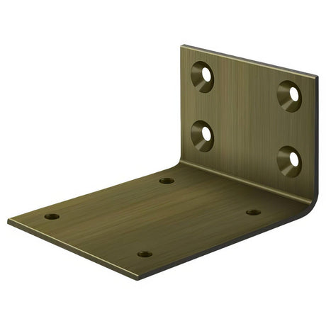 Deltana JB-DASH95U5 JB-DASH95 Jamb Bracket for Spring Hinge Antique Brass
