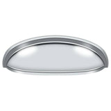 Deltana K407U26 K407 4-1/2" Elongated Shell Pull with 3" Centers Chrome