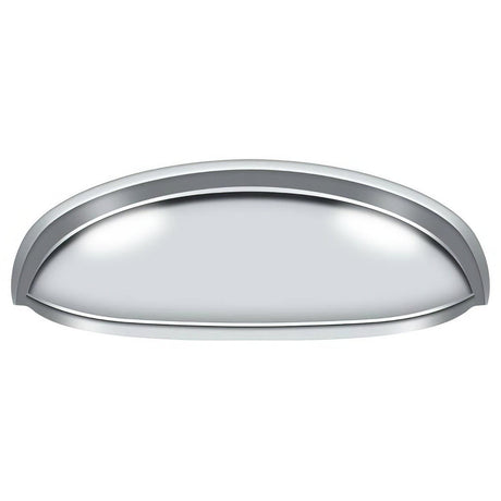 Deltana K407U26 K407 4-1/2" Elongated Shell Pull with 3" Centers Chrome