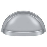Deltana K43U15A K43U 3-1/2" Oval Shell Pull with 3" Centers Antique Nickel