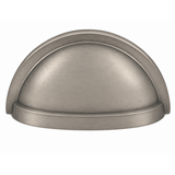 Deltana K43U15A K43U 3-1/2" Oval Shell Pull with 3" Centers Antique Nickel