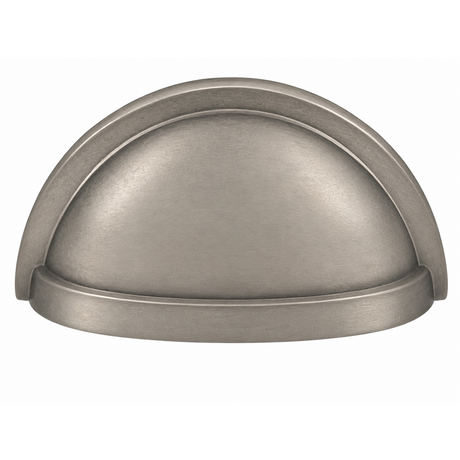 Deltana K43U15A K43U 3-1/2" Oval Shell Pull with 3" Centers Antique Nickel