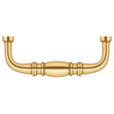 Deltana K4473CR003 K4473U5 3" Colonial Wire Pull with 3" Centers Lifetime Polished Brass