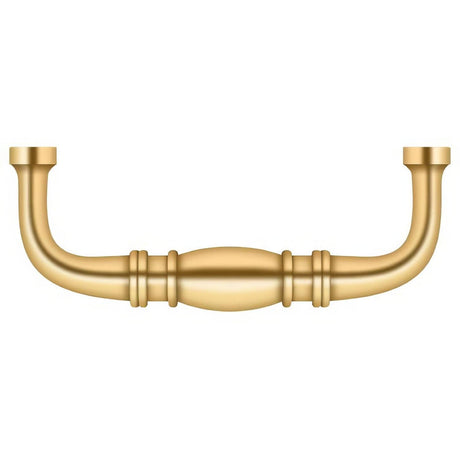Deltana K4473CR003 K4473U5 3" Colonial Wire Pull with 3" Centers Lifetime Polished Brass