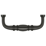 Deltana K4473U10B K4473U5 3" Colonial Wire Pull with 3" Centers Oil Rubbed Bronze