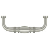 Deltana K4473U15 K4473U5 3" Colonial Wire Pull with 3" Centers Satin Nickel