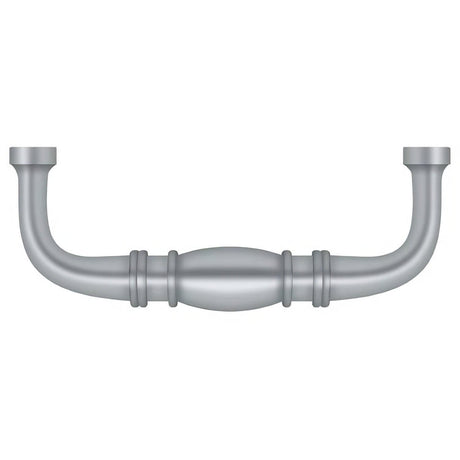 Deltana K4473U26D K4473U5 3" Colonial Wire Pull with 3" Centers Brushed Chrome