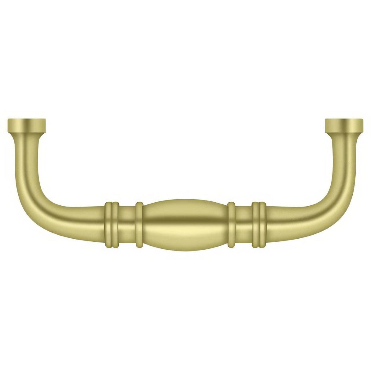 Deltana K4473U3 K4473U5 3" Colonial Wire Pull with 3" Centers Polished Brass