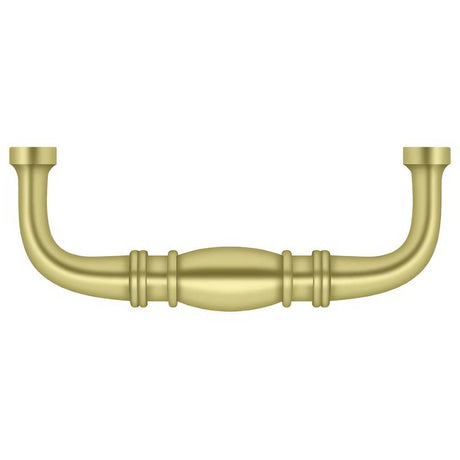 Deltana K4473U3 K4473U5 3" Colonial Wire Pull with 3" Centers Polished Brass