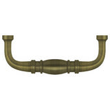 Deltana K4473U5 3" Colonial Wire Pull with 3" Centers Antique Brass