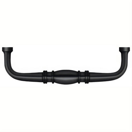 Deltana K4474U19 K4474U 4" Colonial Wire Cabinet Pull with 3" Centers Paint Black