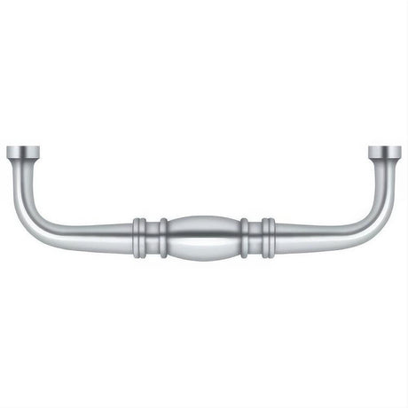 Deltana K4474U26 K4474U 4" Colonial Wire Cabinet Pull with 3" Centers Chrome