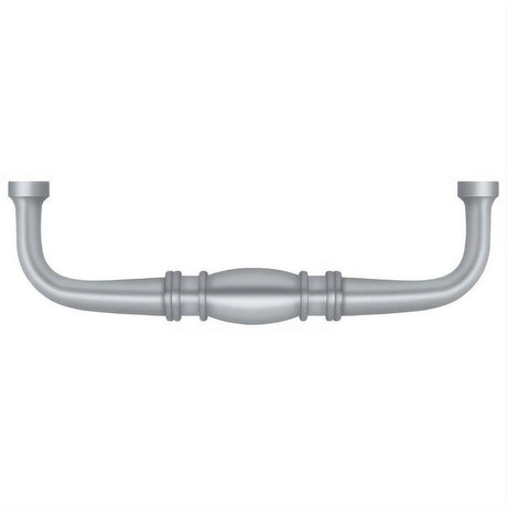 Deltana K4474U26D K4474U 4" Colonial Wire Cabinet Pull with 3" Centers Brushed Chrome
