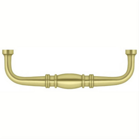 Deltana K4474U3 K4474U 4" Colonial Wire Cabinet Pull with 3" Centers Polished Brass