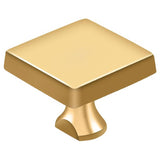Deltana KBSCR003 KBS Square Knob For HD Security Bolt Lifetime Polished Brass