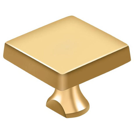 Deltana KBSCR003 KBS Square Knob For HD Security Bolt Lifetime Polished Brass