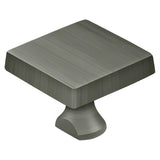Deltana KBSU15A KBS Square Knob For HD Security Bolt Antique Nickel