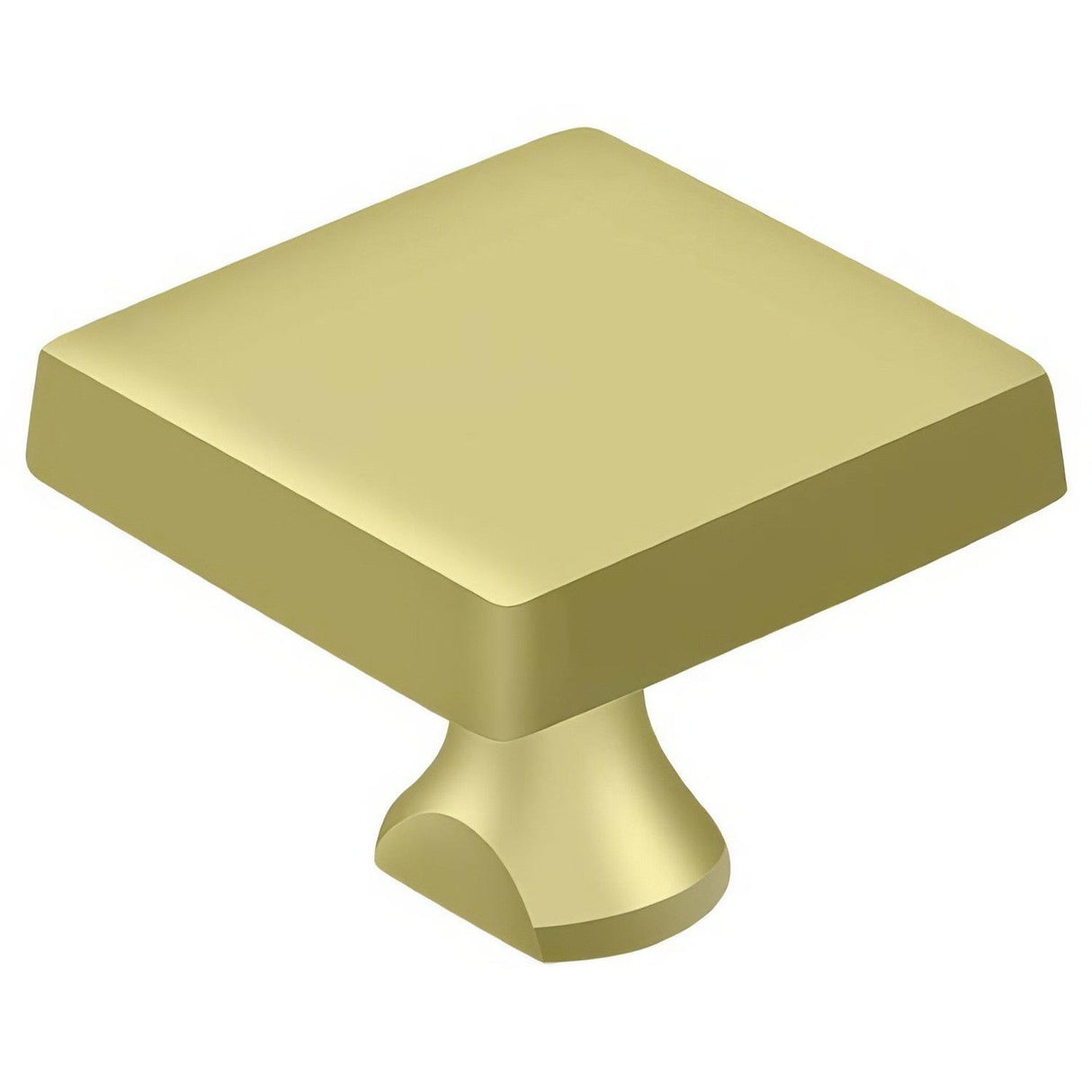 Deltana KBSU3 KBS Square Knob For HD Security Bolt Polished Brass