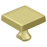 Deltana KBSU3 KBS Square Knob For HD Security Bolt Polished Brass