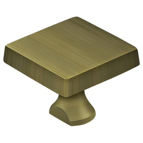 Deltana KBSU5 KBS Square Knob For HD Security Bolt Antique Brass