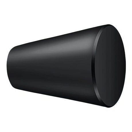 Deltana KC20U19 KC20 1" Cone Knob Paint Black