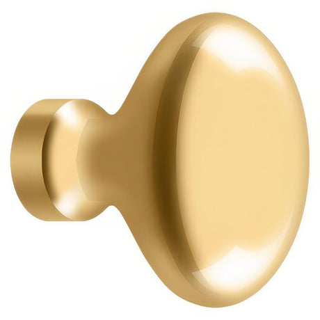 Deltana KE125CR003 KE125 Oval Egg Cabinet Knob Lifetime Polished Brass