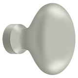 Deltana KE125U15 KE125 Oval Egg Cabinet Knob Satin Nickel