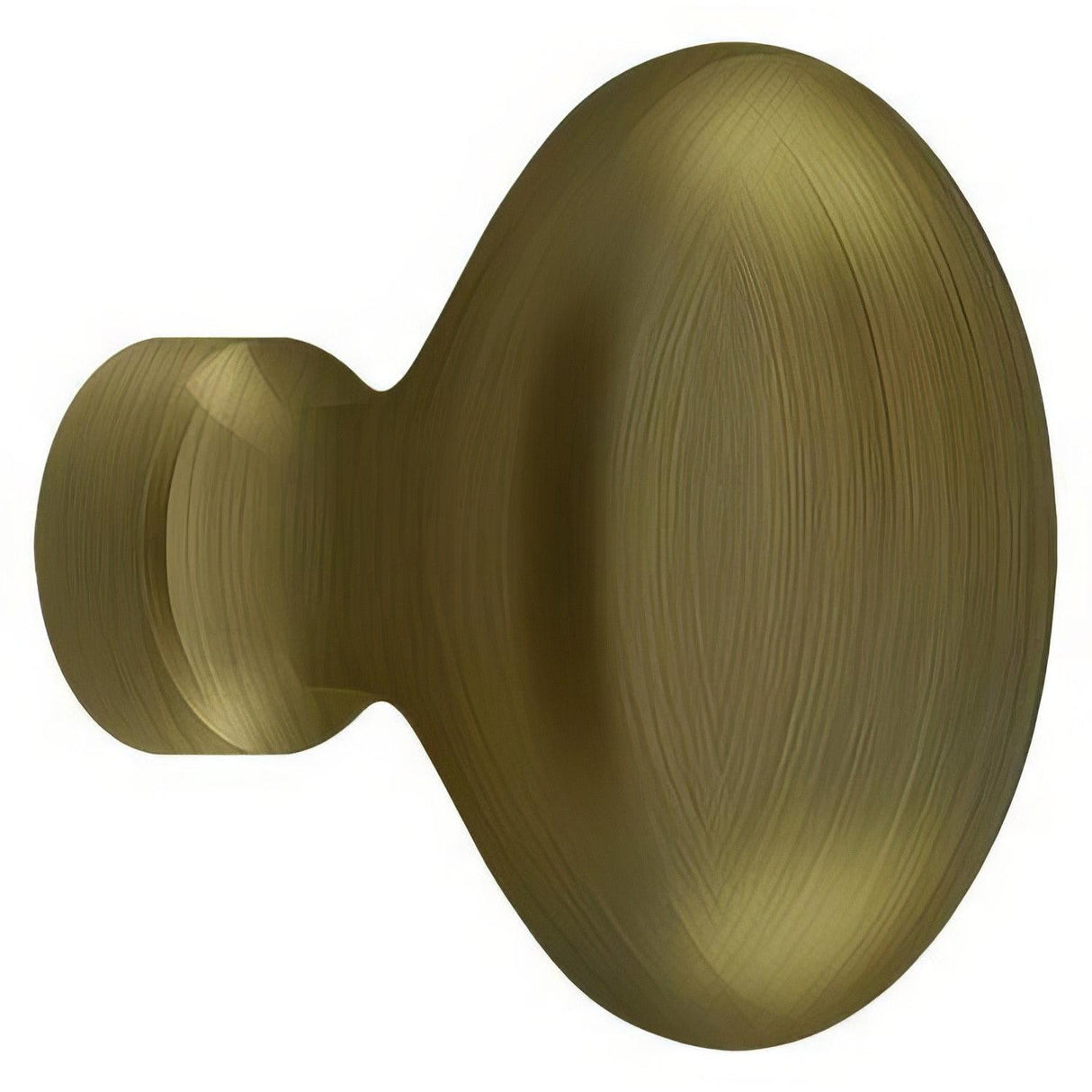 Deltana KE125U5 KE125 Oval Egg Cabinet Knob Antique Brass