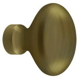 Deltana KE125U5 KE125 Oval Egg Cabinet Knob Antique Brass