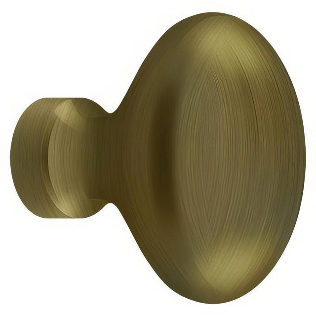 Deltana KE125U5 KE125 Oval Egg Cabinet Knob Antique Brass