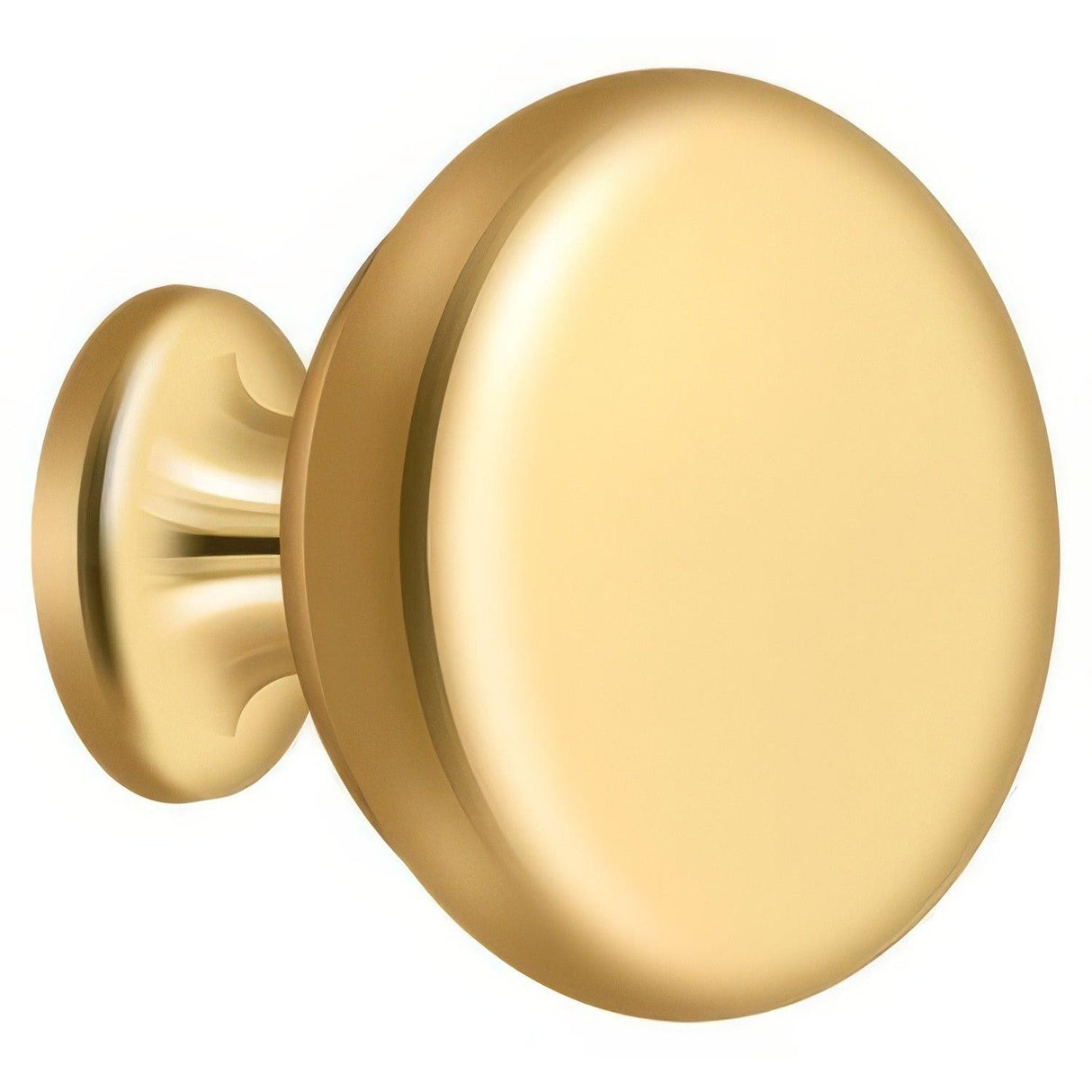 Deltana KR114CR003 KR114U Oval Egg Cabinet Knob Lifetime Polished Brass