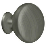 Deltana KR114U15A KR114U Oval Egg Cabinet Knob Antique Nickel