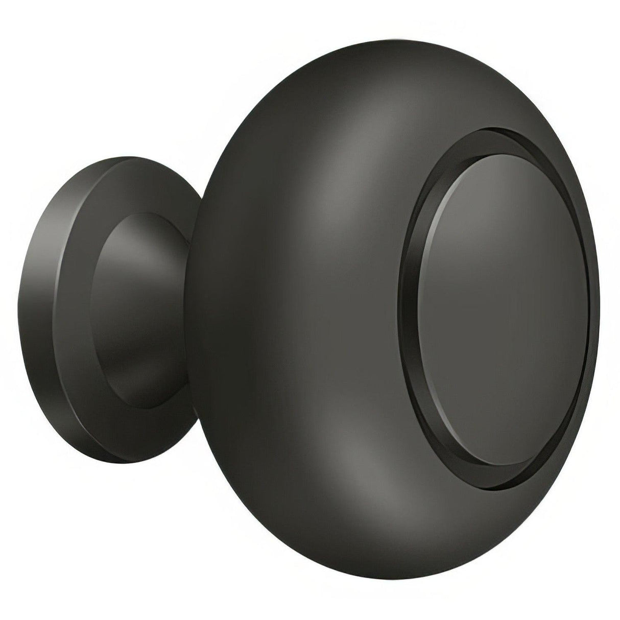 Deltana KR119U10B KR119 1-1/4" Round Groove Bi-Fold Knob Oil Rubbed Bronze
