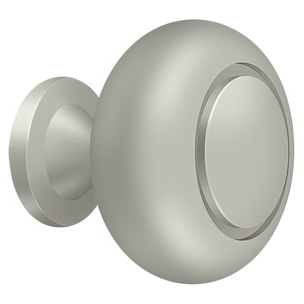 Deltana KR119U15 KR119 1-1/4" Round Groove Bi-Fold Knob Satin Nickel