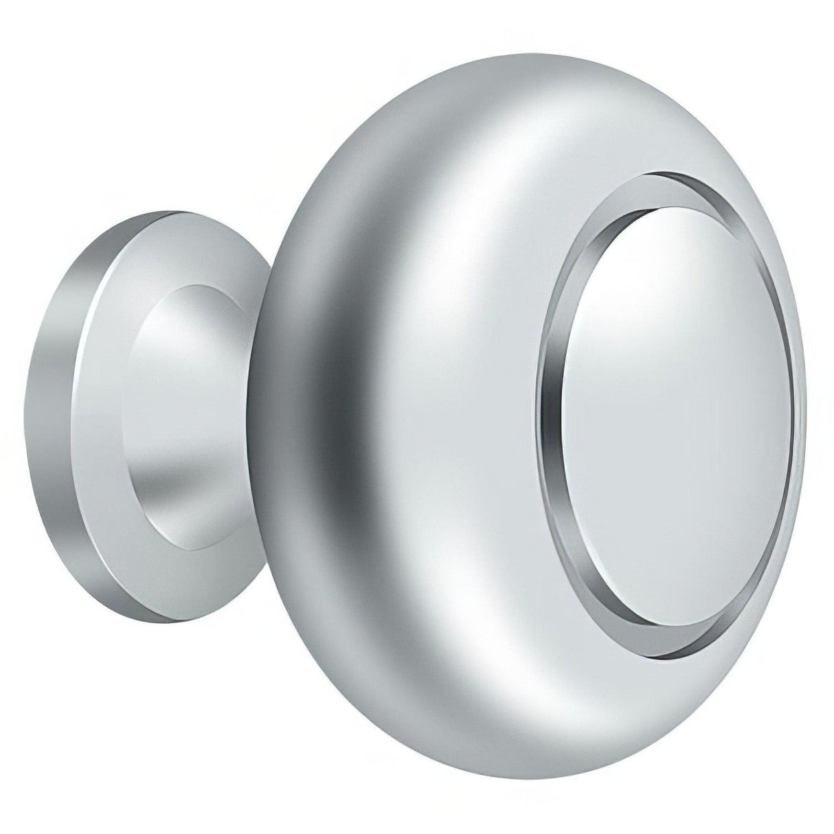 Deltana KR119U26 KR119 1-1/4" Round Groove Bi-Fold Knob Chrome
